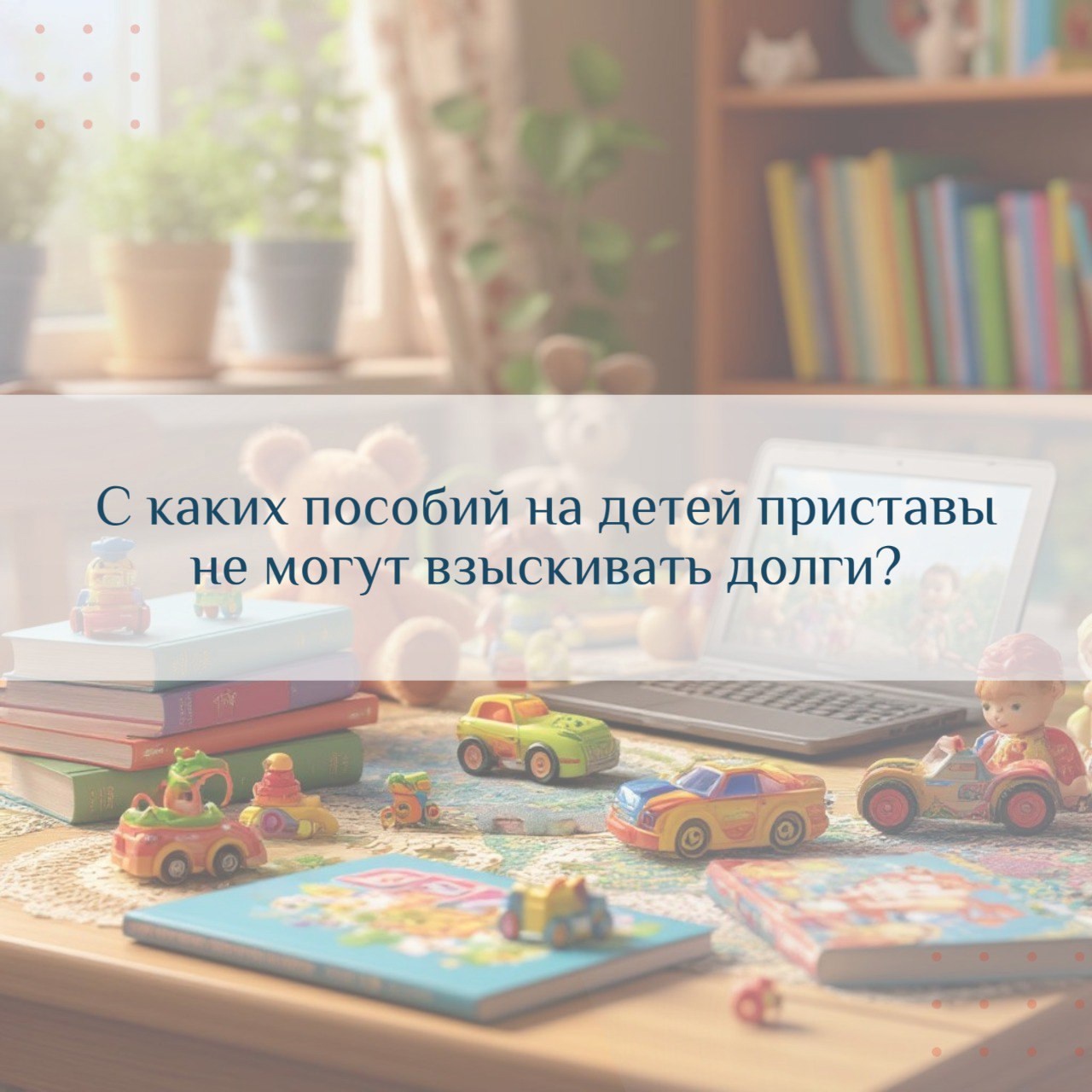 С каких пособий на детей приставы не могут взыскивать долги?.