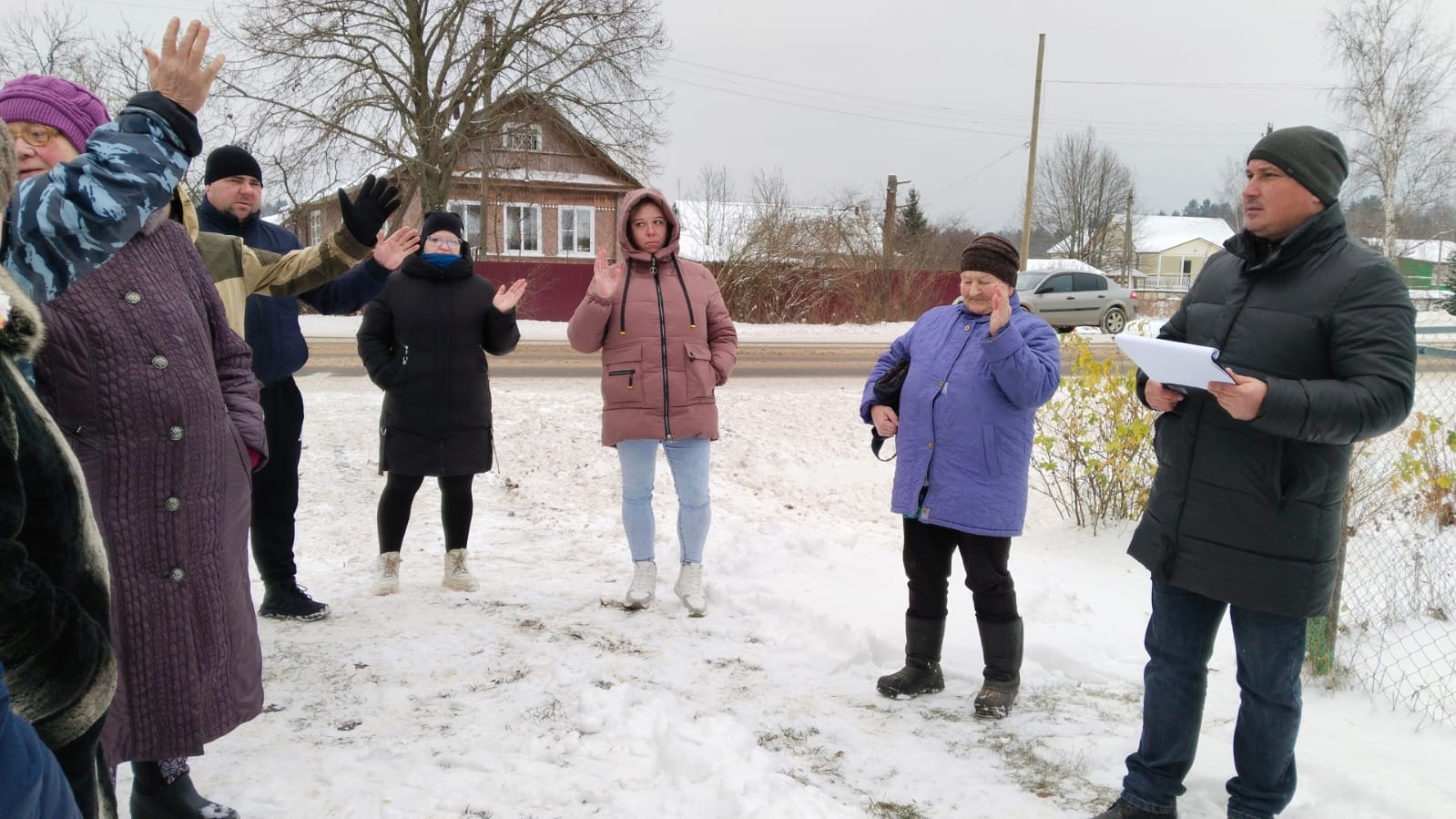 В ноябре Администрация Новосельского сельского поселения провела собрания для жителей д. Яблоново и д. Чириково.